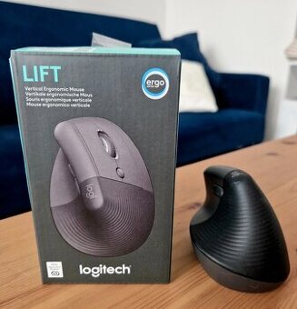 Logitech Lift Vertical Ergonomic Mouse Graphite