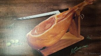 NOVÝ držák / stojan na kýtu + nůž.