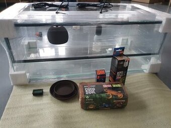 Terárium pro želvy -nové, zařízené