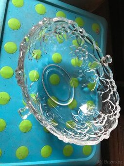 skleněná retro miska