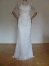 Svatební krajkové šaty vel. 36 - 38