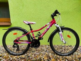 Značkové dětské kolo SUPERIOR 24" (růžová/fialová)