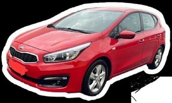 prodam dily na kia ceed 1,4 73 kw benzin 6r rv 2015 červena