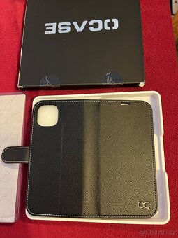 Knizkove pouzdro iphone 13 modra zelena cerna