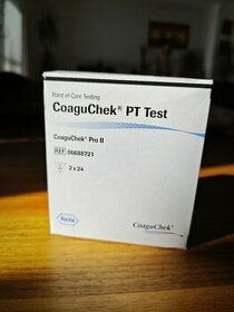 CoaguChek PT Testovací proužky, 2 x 24 ks