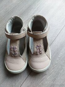 Dívčí, dětské kožené zdravotní boty