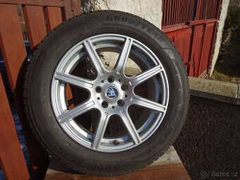 Kodiaq + Tiguan - zimní alu kola 17" 5x112 - pěkný stav