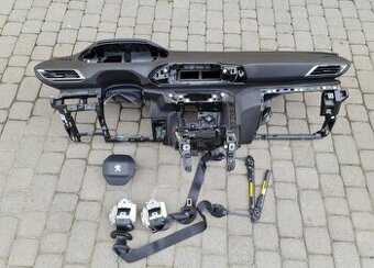 Airbagová sada Peugeot 3008 lift s originální deskou