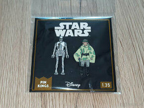 Star Wars exkluzivní set 2 odznaků Pin Kings (1.35) NOVÉ