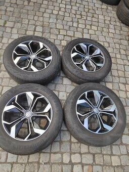 Prodám alu 17 5x114,3 ET 45 letní pneu 215/65/17