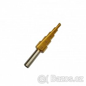 Vrták stupňovitý 4-12mm HSS s titanovým povlakem - 1