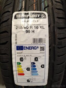 Prodám 4x pneu Semperit 215/60R16 99H XL
