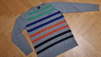 Veselý pruhovaný bavlněný svetr Jack&Jones,vel.S