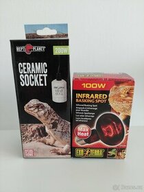 Infrared žárovka 100W + keramická objímka