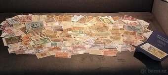 Velký konvolut bankovek po sběrateli 225ks