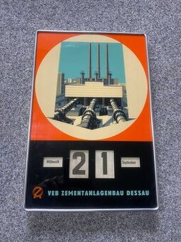 kalendář starý kalendář stará reklama retro dekorace