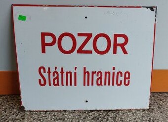 Smaltovaná cedule