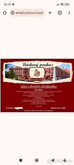 Středověký hotel - Dětenice pro 2 osoby 1/noc