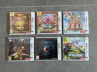 Nintendo 3ds hry nerozbalené