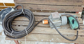 Elektromotor 550W včetně kabelu 16m + vypínač