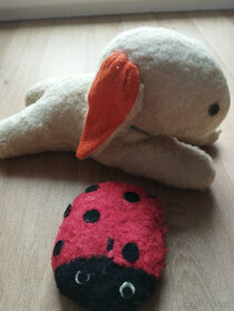 Retro zajíc a beruška