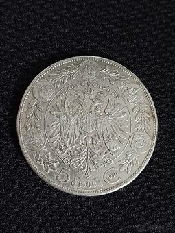 5 koruna 1909 Schwartz FJI RU