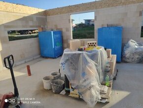 VPC 175mm, Vápenopískové tvárnice, cihly, Maltovací sáně