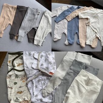 Overaly, dupačky, kalhoty, kokony na spaní. Velikost 56-62.