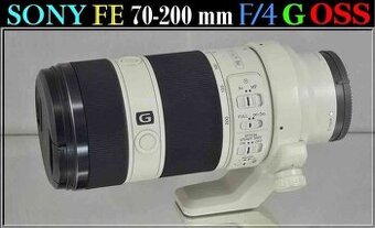 SONY FE 70-200mm f/4 G OSS Full Frame E mount
