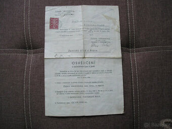 motocykl ČZ 175 ccm starý techničák rok 1936 ČZ Strakonice