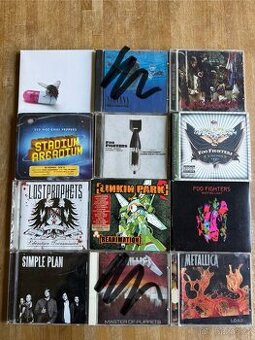 Foo fighters, Red hot chili peppers, Metallica,Simple plan