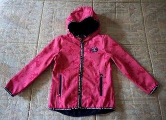 Dívčí softshellová bunda WILDFLOWER HORSES vel.110/116