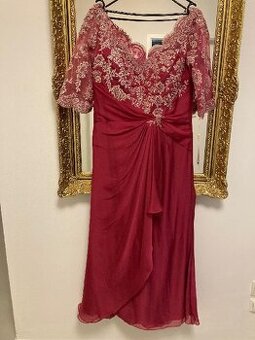 PLESOVÉ SPOLEČENSKÉ ŠATY ZN. KADARO - NOVÉ-VÝPRODEJ