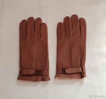 Pánské kožené rukavice – zateplené