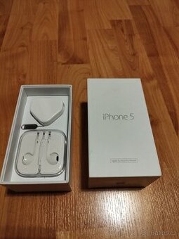 Nová sluchátka apple + krabička iPhone 5