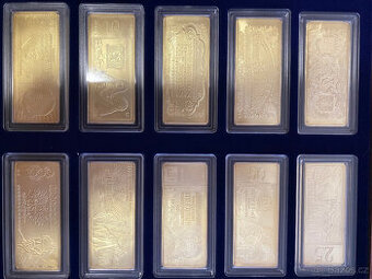 Prodám pamětní cihličky čs.bankovek