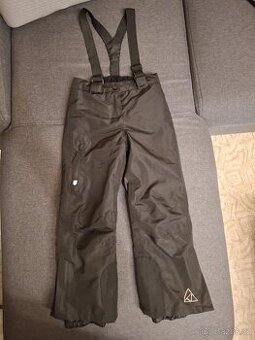 Lyžařské kalhoty 122/128 černé