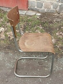 Stará chromová židle