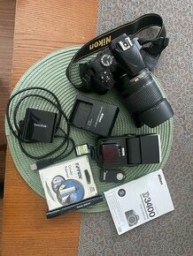 Nikon d3400, objektiv 18-105 mm +prislusenstvi - 1