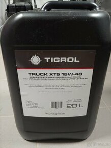 Motorový olej 15W40 TIGROL TRUCK XT5 - 20l (50Kč/l)