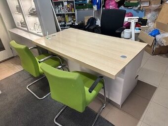 prodám stůl 160x90 deska dýha dub 2,5 cm