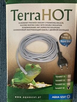 Terarijní a akvarijní vyhřívací kabel Terra Hot 80W , 7,5m - 1