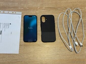 iPhone 16 Cerny 256GB + OtterBox Statement (Zaruka)