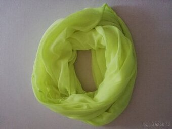 Žlutá svítivá tunelová šála