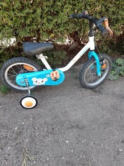 Dětské kolo s pridavnymi kolečky