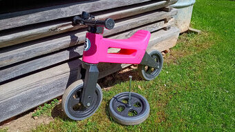 Odrážedlo FUNNY WHEELS Rider Sport růžové 2v1