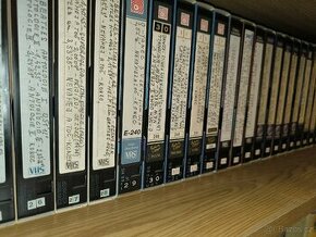 VHS kazety nahrané - 1