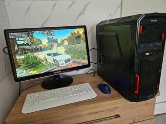 Herní pc FX-4100 8gb ddr3 GTX460 1gb lcd 24" full hd GTA5