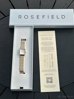 Nové dámské hodinky ROSEFIELD GOLD, UVP 4 400,-