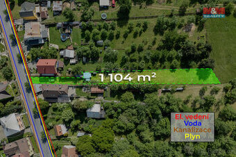 Prodej pozemku k bydlení, 1104 m², Loučka
